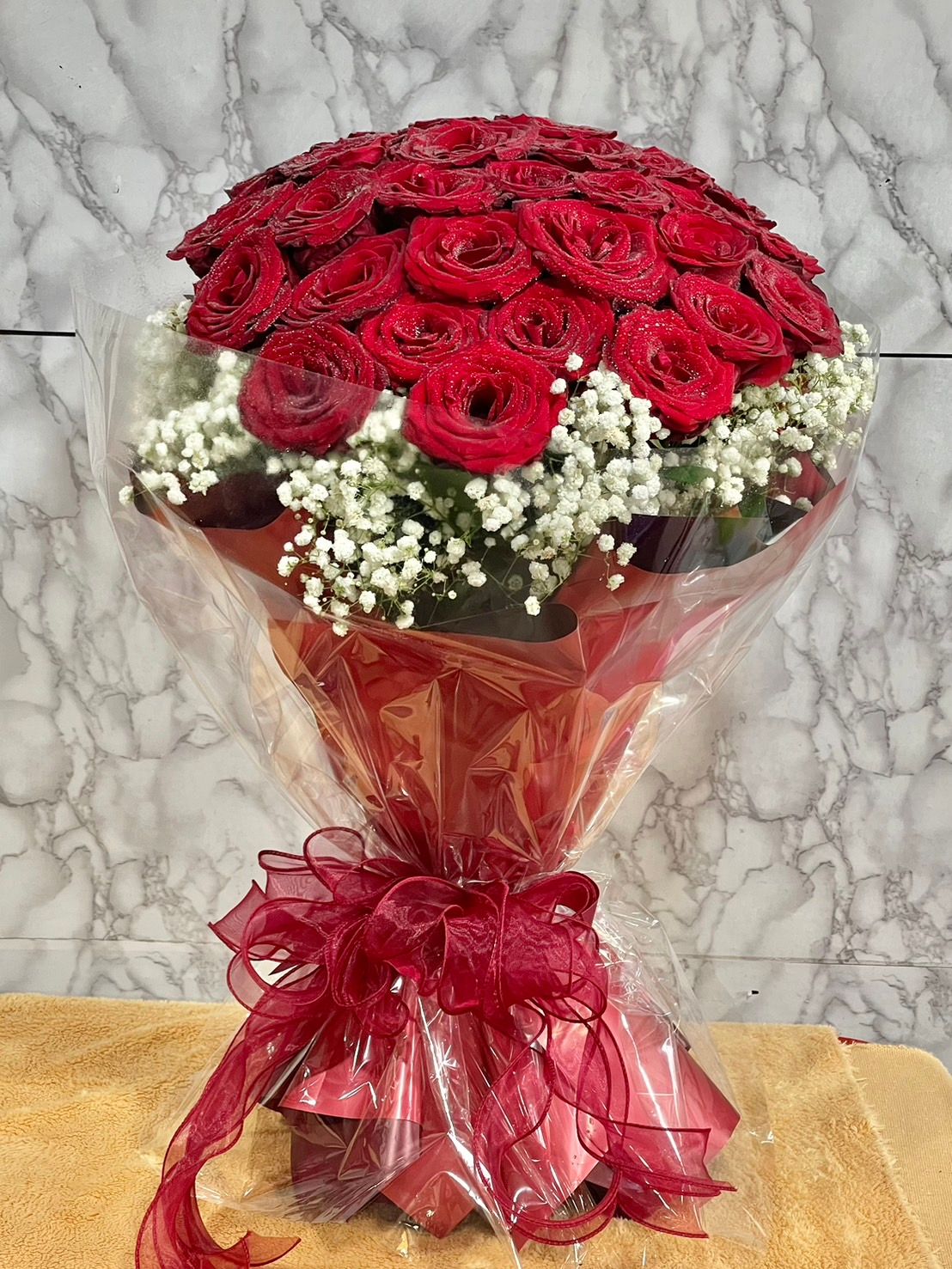 product showcase of flower arrangements