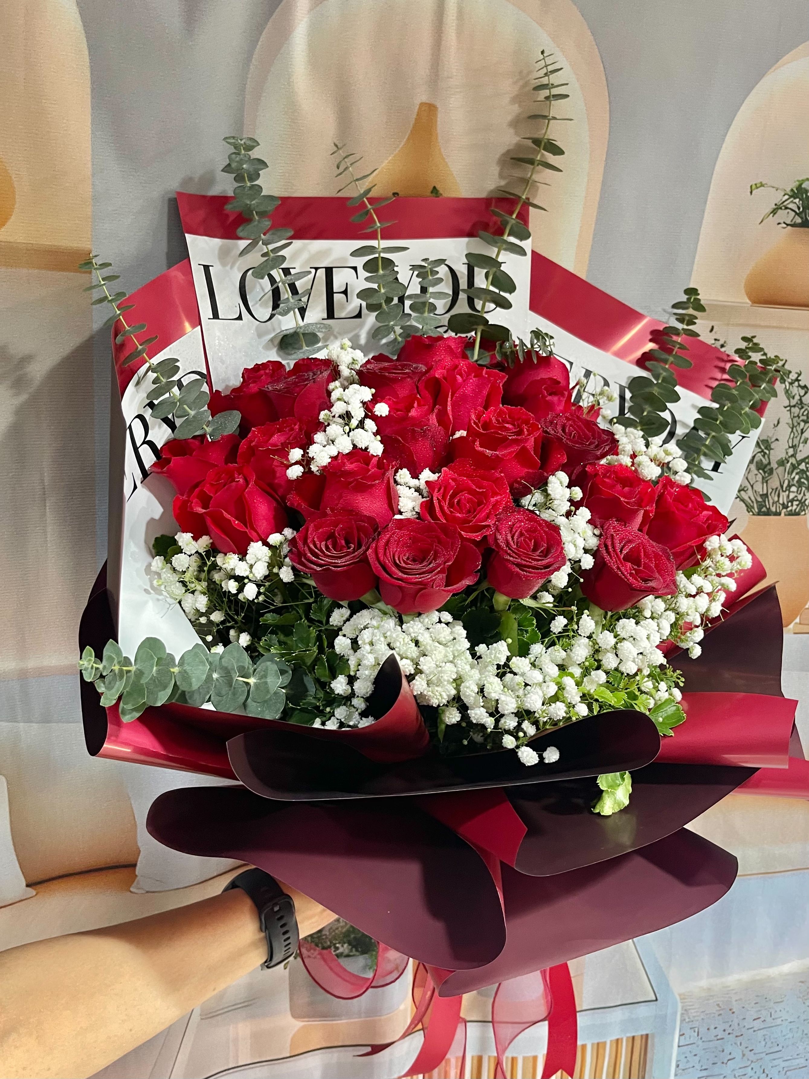 Thumbnails of ช่อกุหลาบแดงขนาดใหญ่